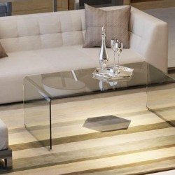 Холна маса SHERRY II - BM, чисто стъкло - Bogdan Furniture Europe