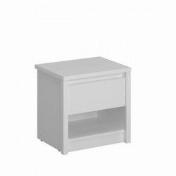 Нощно шкафче ERDEN SZFK 1S - BM, бяло - Bogdan Furniture Europe