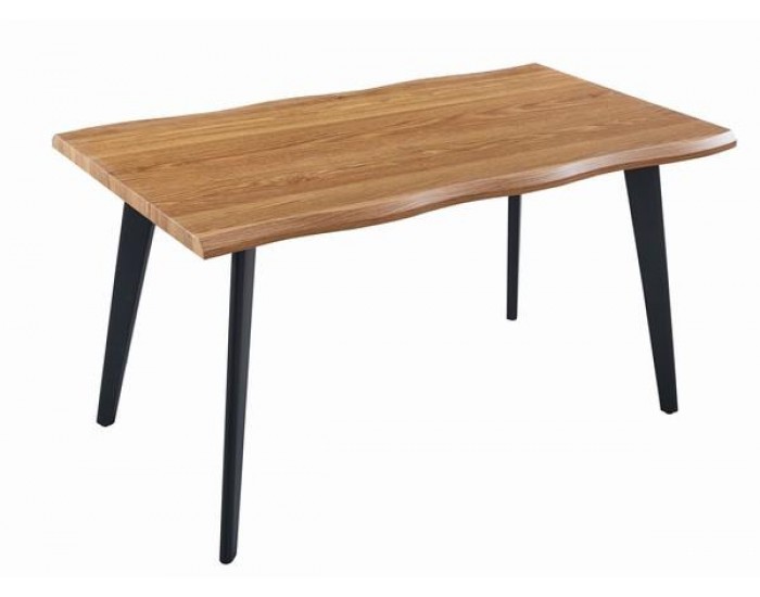 Трапезна маса VICTOR дъб кендъл/черно