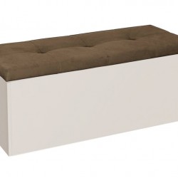 Табуретка - ракла Katy - BM, Кашмир и кафяв - Bogdan Furniture G
