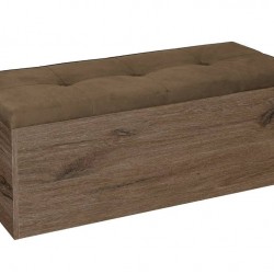 Табуретка - ракла Katy - BM, Дъб скандинавски и кафяв - Bogdan Furniture G