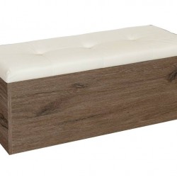 Табуретка - ракла Katy - BM, Дъб скандинавски и слонова кост - Bogdan Furniture G