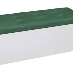 Табуретка - ракла Giga - BM, бял и зелен цвят - Bogdan Furniture G