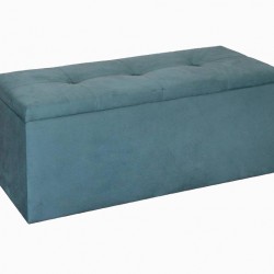 Табуретка - ракла Текстил - BM, синя - Bogdan Furniture G