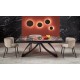 Трапезна маса HILARIO – Дръзка елегантност със синтерован камък и черен мрамор