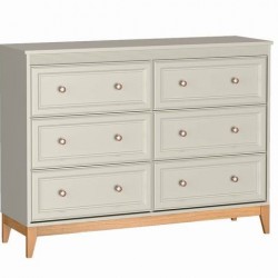 Скрин WINDSOR W-3  - BM, кашмир/натурален дъб - Bogdan Furniture Europe