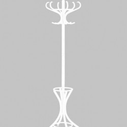 Стояща закачалка W-30 -BM, бяла - Cuiere