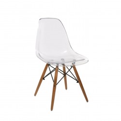 Трапезен стол Art uud, Прозрачен  - Bogdan Furniture