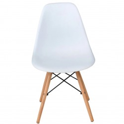 Трапезен стол Art uud P, Бял  - Bogdan Furniture