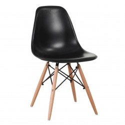 Трапезен стол Art uud, Черен - Bogdan Furniture