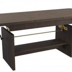 Холна маса JANEK LAWOSTOL, Разтегателна, Тъмна пепел - Bogdan Furniture Europe