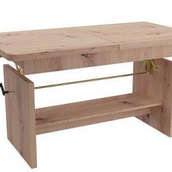 Холна маса JANEK LAWOSTOL, Разтегателна, Дъб артисан - Bogdan Furniture Europe