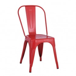 Стол Relix, Цвят червен мат - Bogdan Furniture