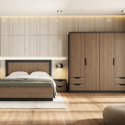Спален комплект Mod 7092 за Матрак 160/200 см - Bogdan Furniture I