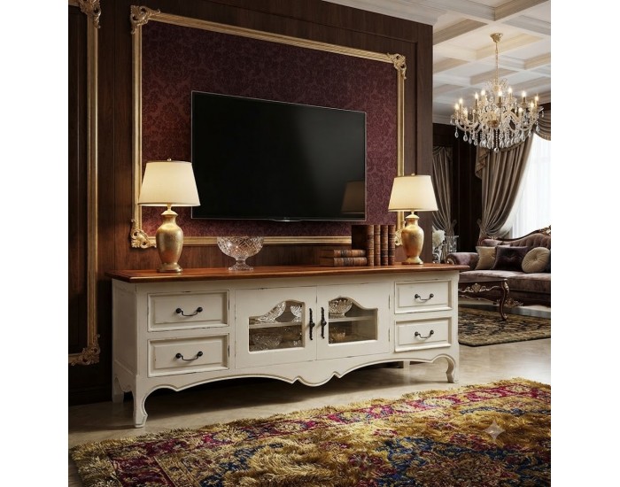ТВ шкаф EX Home модел Rimini 180 КB, махагон