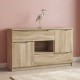 Sonata H Служебен шкаф Сонома дъб 100 x 30 x 65,6 Инженерно дърво