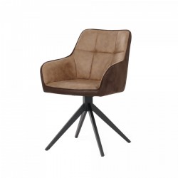 Стол К-346 камел/кафяво/черно - Bogdan Furniture Europe