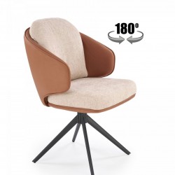 Стол К-554 с ф-я въртене бежово/кафяво/черно - Bogdan Furniture Europe