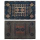 Килим DKD Home Decor Син Оранжев Арабин Геометричен (160 x 230 x 0,4 cm) (2 броя)