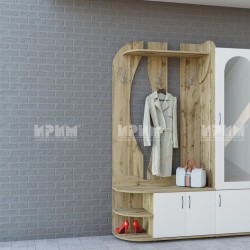 Портманто Mod 4037, Дъб дакота/Бяло - Bogdan Furniture I