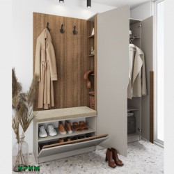 Портманто Mod 4088, Сатен/Песаро - Bogdan Furniture I