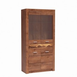 Витрина Indianapolis I-3, светла пепел - Corpuri, vitrine, biblioteci modulare
