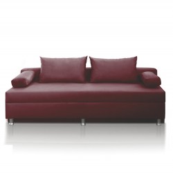 Разтегателно канапе Мебели Богдан Mod Front, 200/78/60, бордо - Bogdan Furniture I