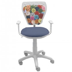 Детски стол Ministyle White Pearl Buttons - Scaune pentru copii