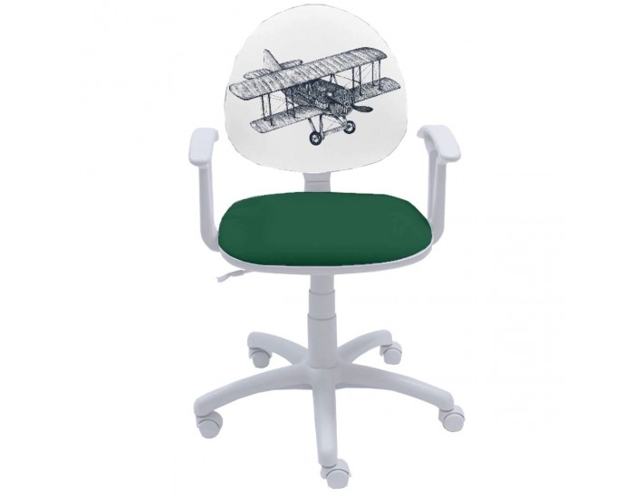 Детски стол Smart White Airplane
