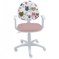 Детски стол Smart White Cats - Scaune pentru copii