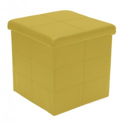 Табуретка Rolly, жълта - Mobilier tapițat