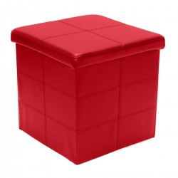 Табуретка Rolly, червена - Mobilier tapițat