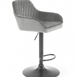 Бар стол BM-H 103, сив - Scaune de bar
