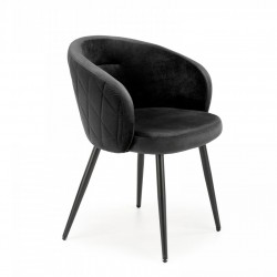 Трапезен стол KH430, черен - Scaune de dining