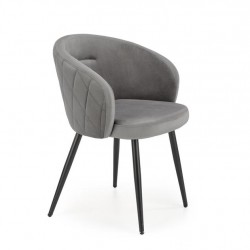 Трапезен стол KH430, сив - Scaune de dining