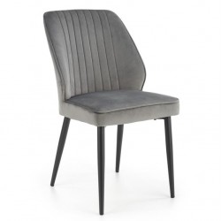 Трапезен стол КH432, сив - Scaune de dining