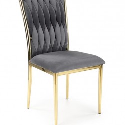 Трапезен стол KH436, сив - Scaune de dining
