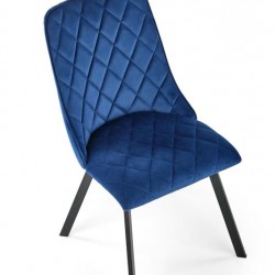 Трапезен стол KH450, син - Scaune de dining