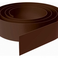 Декоративен градински прав бордюр кафяв 9m x 10cm,   ROPB10 RAMP - RAMP