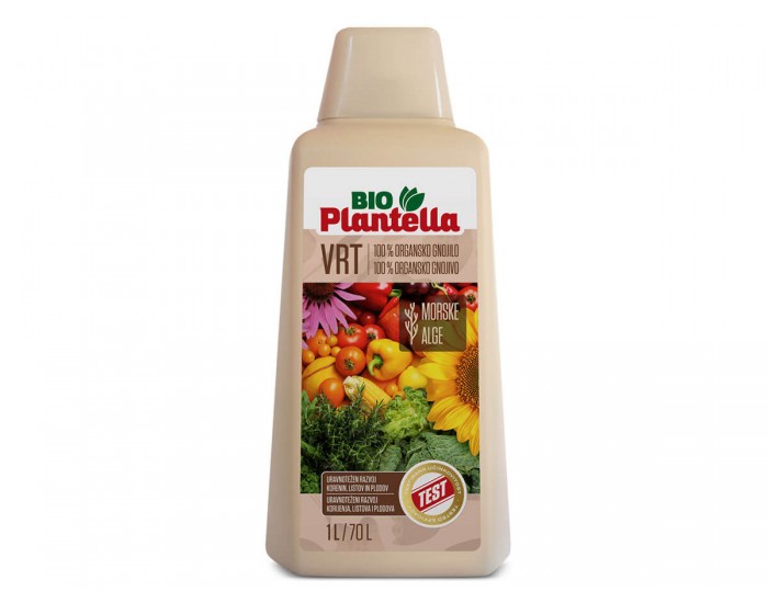Течен органичен тор Bio Plantella, Градина за зеленчуци и плодове, 1 л.