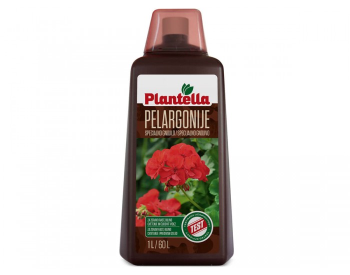 Течен тор Plantella, за пеларгонии (мушката, сакъзчета), 1 л.