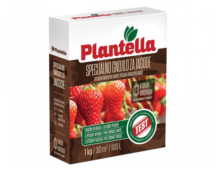 Тор Plantella, специален за ягоди в кристална форма, 1 кг.