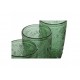 Комплект Съдове Home ESPRIT Зелен Кристал С облекчение 370 ml