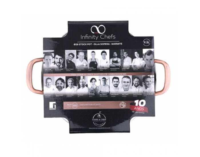 Тенджера Infinity Chefs 28 см, 9.5 л
