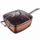 Квадратен тиган 24х24 см San Ignacio Optimum Copper