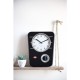 Стенен часовник с таймер черен Wesco Classic Line