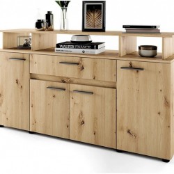 Скрин Mod 3056, Дъб артисан - Bogdan Furniture I