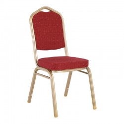 Стол Мебели Богдан модел Хилтън, червен - Furniture Bogdan