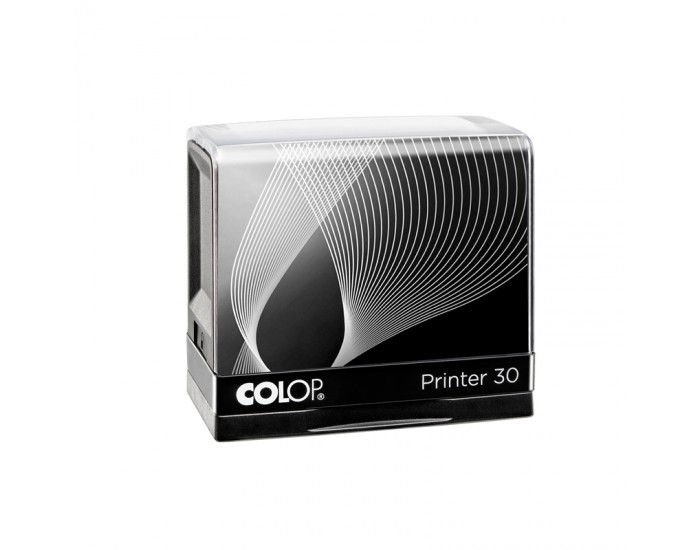 Colop Печат Printer 30, правоъгълен, 18 x 47 mm, черен
