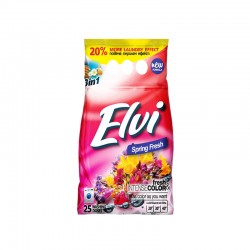 Elvi Перилен препарат, прах, за цветно пране, пролетна свежест, 2 kg - Curățenie și dezinfecție